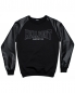 Preview: CrewNeck: S81 Hellport - Schwarz/Leder